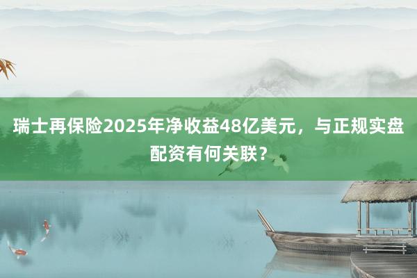 瑞士再保险2025年净收益48亿美元，与正规实盘配资有何关联？